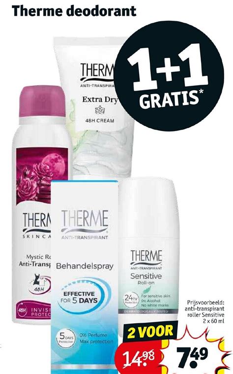 therme deodorant aanbieding